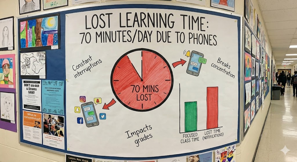 Chart showing focus loss