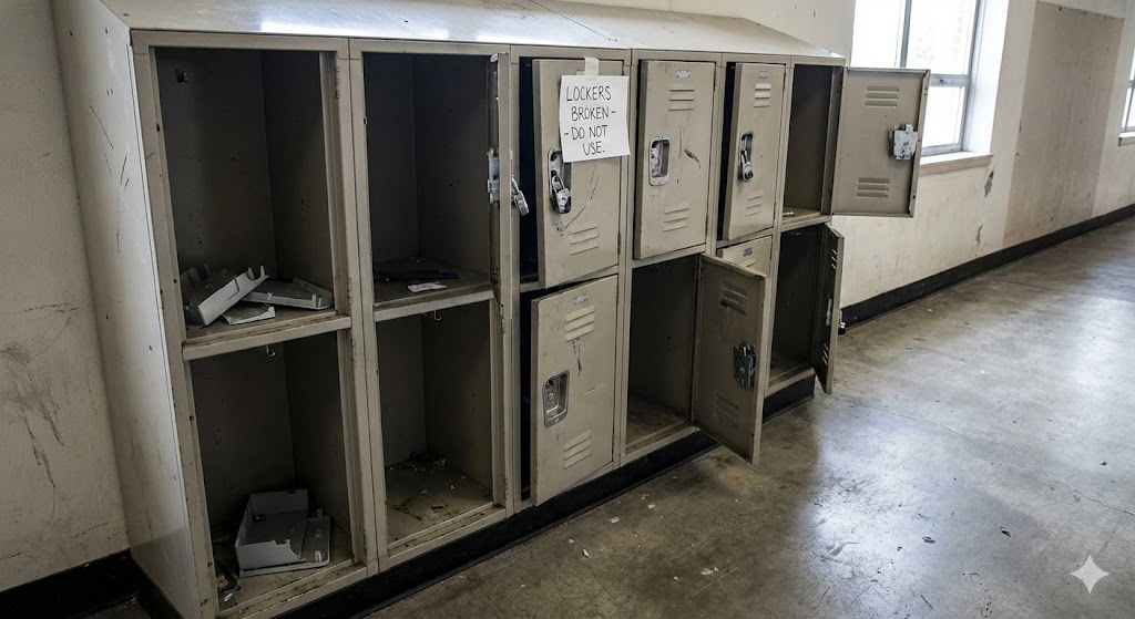 Broken pouch illustration